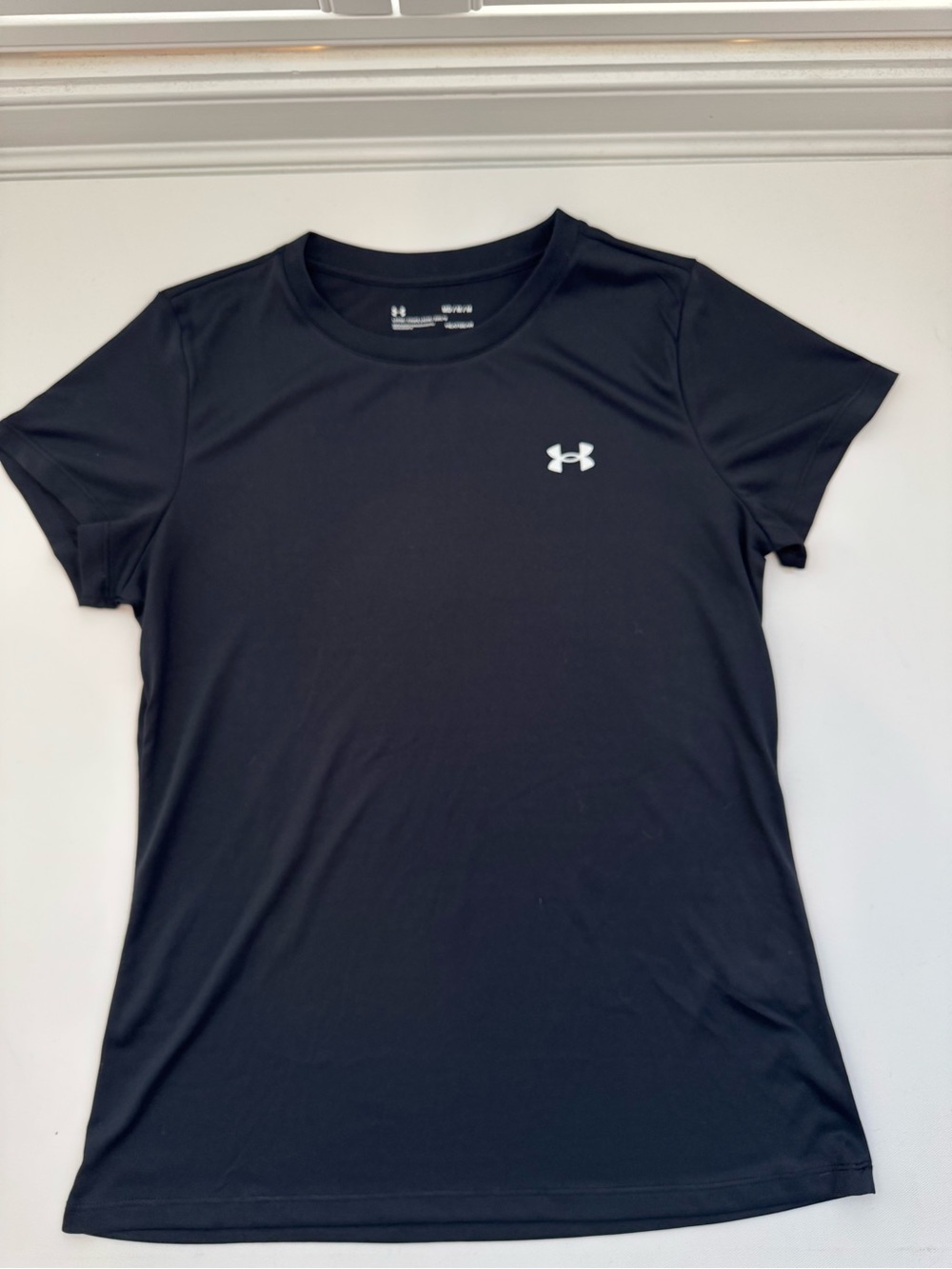 Women’s Under Armour HeatGear Performance Tee – Black – Size Medium